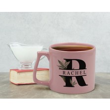 Bk Gift Kişiye Özel İsimli Pastel Pembe Middle Kupa Bardak, Arkadaşa Hediye, Ev Hediyesi, Doğum Günü Hediyesi, Ofis Hediyesi-1