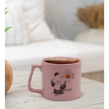 Bk Gift Kişiye Özel Sevgili İsimli Pastel Pembe Middle Kupa Bardak, Arkadaşa Hediye, Ev Hediyesi, Doğum Günü Hediyesi, Ofis Hediyesi-8