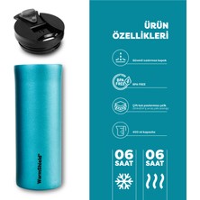 WarmShield Warmshield® Çift Katmanlı Paslanmaz Çelik Termos Bardak 400 ml ( Kahve Çay Termosu )