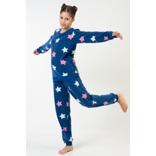 Kız Çocukpolar Uzun Kol Pijama Takım