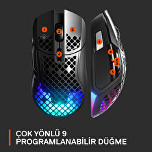 Steelseries Aerox 5 Rgb Kablosuz Gaming Mouse