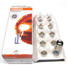 Osram 12V 1016 P21/5W Stop Ampulü Çift Duylu 10 Adet Osram 7528