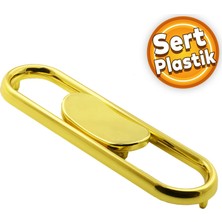 Badem10 Büyük Trend Düğme Mobilya Çekmece Dolap Kapak Kulpu Kulbu Plastik Gold Altın Kulp 32 mm