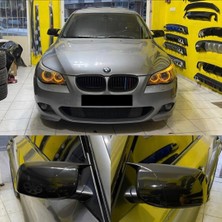 Karva Bmw E60 2003-2010 Batman Yarasa Ayna Kapağı Piano Black