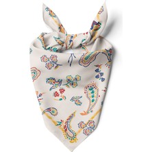 Etnik Desenli Ekru Bandana bndp-005