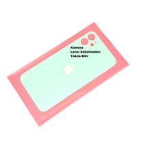 Tkgz Iphone 11 Arka Pil Batarya Kapağı (Cam) Yeşil