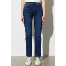Wrangler Straight Fit Düz Kesim Yüksek Bel Esnek Jean Kot Pantolon