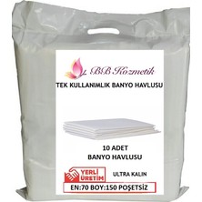 Tek Kullanımlık Banyo Havlusu Ultra Kalın (70X150) 10 Adet Poşetsiz