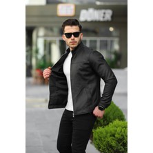 S/B Collection SB Collection Erkek Siyah Baharlık Deri Ceket