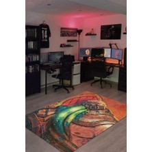 Homshtag Urgot Dokuma Tabanlı Yıkanabilir Gamer Halısı