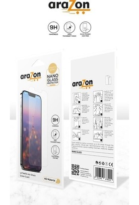 Arazon Tecno Camon 19 Neo Uyumlu Esnek Nano Cam Ekran Koruyucu 9h