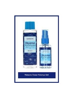 Watsons Ocean Kolonya Seti Lavanta Kokulu 80 Derece Dökme 500 ml Ferahlatıcı Temizlik