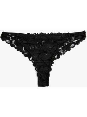 Koton Brazilian Külot Dantelli Çiçekli