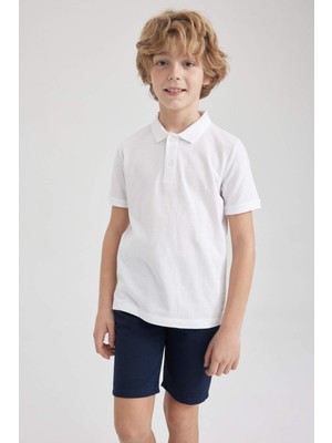 Defacto Erkek Çocuk Tişört - K1689A6/WT34