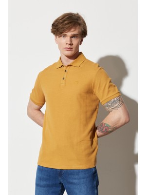 Wrangler Regular Fit Normal Kesim %100 Pamuk Polo Yaka Haki Tişört
