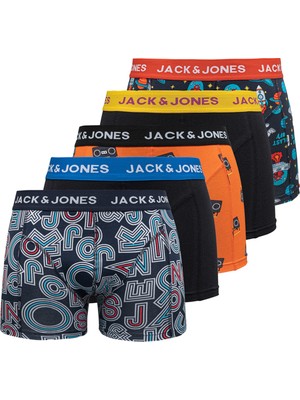 Jack & Jones Karışık 5'li Boxer Paketi - Tyler