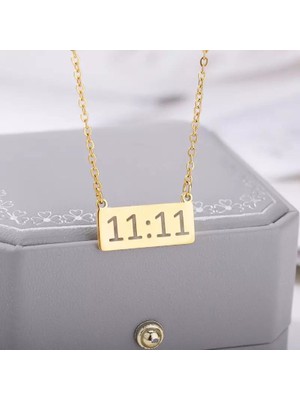 Nida Jewelry 925 Ayar Gümüş Melek Rakamı Kolye