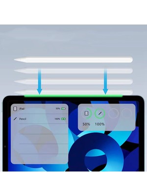 MobaxAksesuar Palm-Rejection Wireless Şarj Eğilim Çizim Apple iPad 2.nesil 2018 Sonrası Dokunmatik Kalemi 09