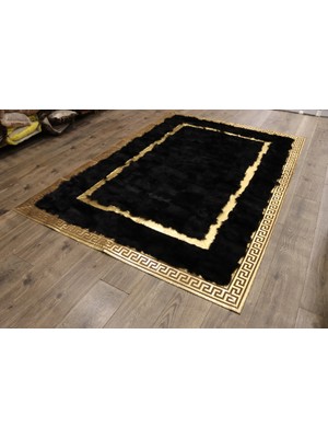 Dericibey Gold Varaklı Siyah Toskana Halı 200 x 300 Cm