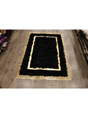 Dericibey Gold Varaklı Siyah Toskana Halı 200 x 300 Cm