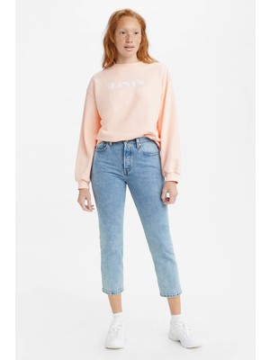 Levi's Pamuklu Yüksek Bel Kısa Paça 501 Jeans Bayan Kot Pantolon 36200