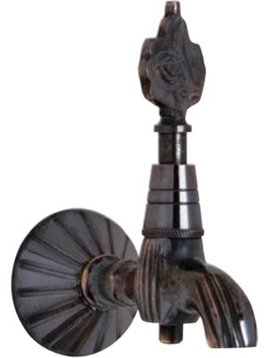 LPD Tuğralı Eskitme Osmanlı Musluğu 1/2 (Lüx . %100 Pirinç)