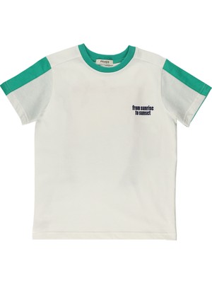 Panço Erkek Çocuk Baskılı Kısa Kollu T-Shirt