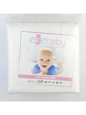 Ekebaby Penye Renkli Kenar Nakışlı Ağız Bezi Mendili 10 lu 28x28