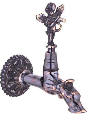 LPD Melekli Osmanlı Musluğu Eskitme (Lüx . %100 Pirinç)