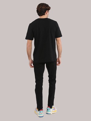 Jack & Jones Erkek Logo Baskılı Tişört - Pin