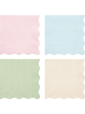 Meri Meri - Ladurée Paris Large Napkins - Ladurée Paris Peçeteler - L - 16'lı