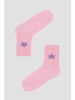 Penti Kız Çocuk Yıldız Desenli 4lü Soket Çorap