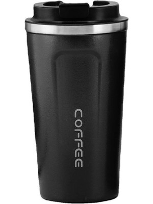 Weather Forecast 304 L Çelik Vakumlu Siyah  500 ml Kahve El Termos Mug CIN399SY