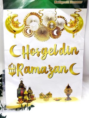 Hayaller Dükkanı Ramazan Süsleri Set Ramazan Bayramı Süsleme Seti 3 Parça