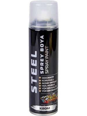 Steel Sprey Boya 200ML Krom K.6224 6224