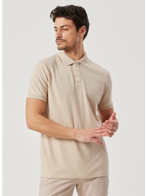 Altınyıldız Classics Polo Yaka Koyu Sarı Erkek T-Shirt 4A9000000001