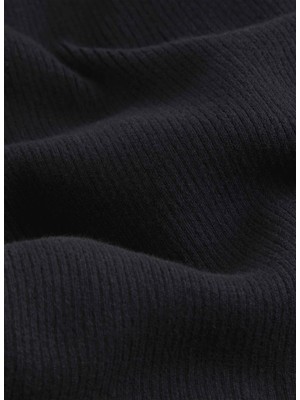 Calvin Klein Jeans Balıkçı Yaka Blok Desenli Siyah Mini Kadın Elbise J20J220743BEH