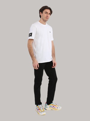 Jack & Jones Kol ve Göğüs Baskılı Tişört- Island