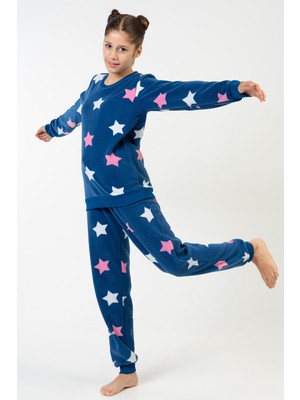 Kız Çocukpolar Uzun Kol Pijama Takım