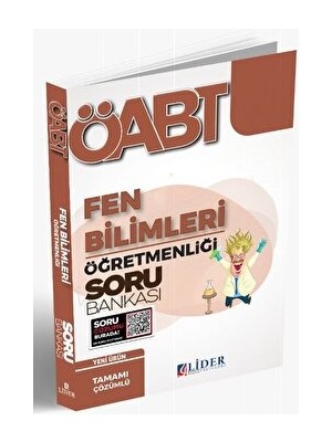 Lider Yayınları Öabt Fen ve Teknoloji Öğretmenliği Soru Bankası Lider Yayınları