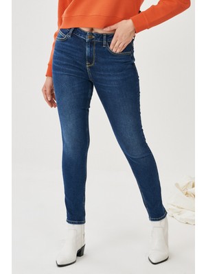 Lee Scarlett High Skinny Fit Denim Esnek Jean Kot Pantolon