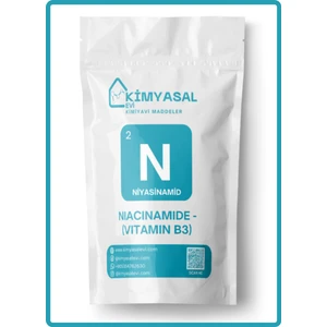 Kimyasal Evi Niyasinamid-Nıacınamıde (Vitamin B3) Hammadde 500G
