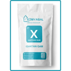 Kimyasal Evi Ksantan Gam-Xanthan Gum Hammadde 100G