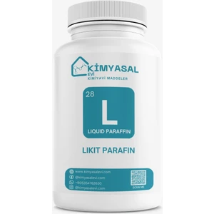 Kimyasal Evi Lıkıt Parafın-Lıquıd Paraffın Hammadde 1000G