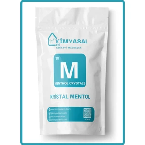 Kimyasal Evi Kristal Mentol-Menthol Crystals Hammadde 100G