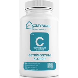 Kimyasal Evi Setrimonyum Klorür- Cetrimonium Chloride Hammadde 500G