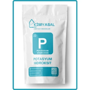 Kimyasal Evi Potasyum Hıdroksıt-Potassıum Hydroxıde Hammadde 1000G