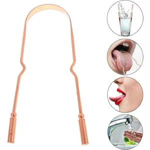 Bakır Dil Temizleyici Dil Fırçası