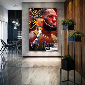 SML Tablo Lebron James Basketbol Efsanesi Kanvas Tablo