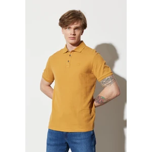 Regular Fit Normal Kesim %100 Pamuk Polo Yaka Haki Tişört